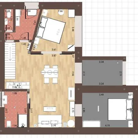 Porthos - Turm Krk Appartement *